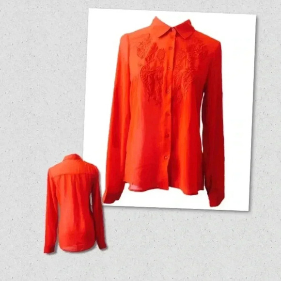 Surelymine Tops - Embellished floral top